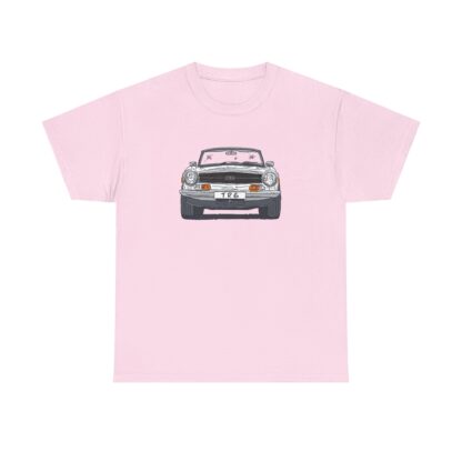 T-Shirt, Triumph TR6, Strichzeichnung, Weiß, personalisierbar – Bild 10