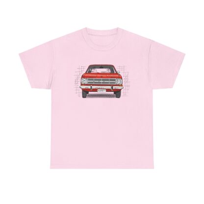 T-Shirt, Opel Kadett B, Strichzeichnung, Rot, personalisierbar – Bild 10