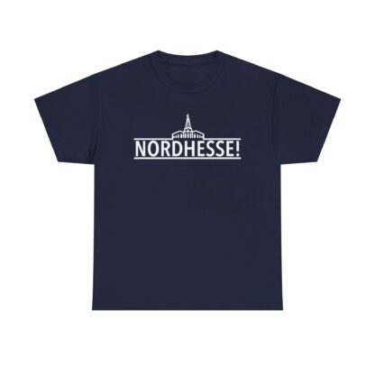 T-Shirt, NORDHESSE!, Herkules, feiner Druck, weiße Schrift – Bild 8