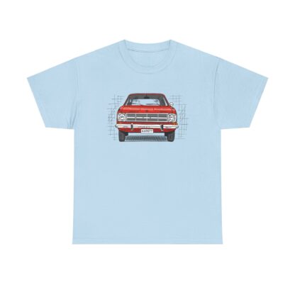 T-Shirt, Opel Kadett B, Strichzeichnung, Rot, personalisierbar – Bild 7