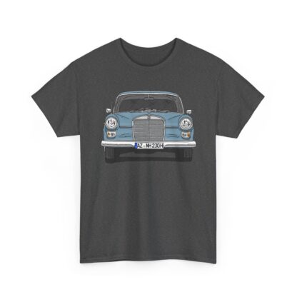 T-Shirt, Mercedes W110, Heckflosse, Strichzeichnung, Blau, AZ NH 230H – Bild 2