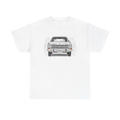 T-Shirt, Opel Kadett B, Strichzeichnung, Weiß, personalisierbar – Bild 2