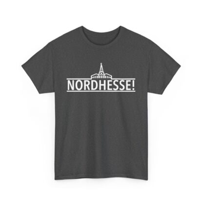 T-Shirt, NORDHESSE!, Herkules, feiner Druck, weiße Schrift