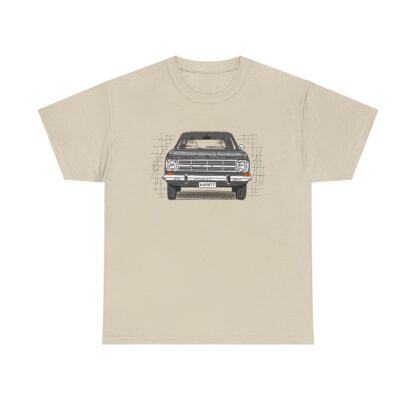T-Shirt, Opel Kadett B, Strichzeichnung, Grau, personalisierbar – Bild 4