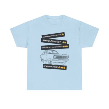 T-Shirt, Opel Kadett B Limousine, Schwarz, Deutscher Text, Spaßmacher – Bild 5