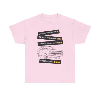 T-Shirt, Opel Kadett B Limousine, Schwarz, Deutscher Text, Spaßmacher – Bild 6
