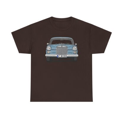 T-Shirt, Mercedes W110, Heckflosse, Strichzeichnung, Blau, AZ NH 230H – Bild 6