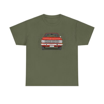 T-Shirt, Opel Kadett B, Strichzeichnung, Rot, personalisierbar – Bild 5