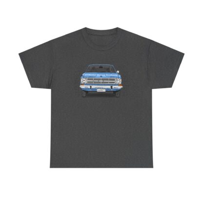 T-Shirt, Opel Kadett B, Strichzeichnung, Blau, personalisierbar – Bild 6