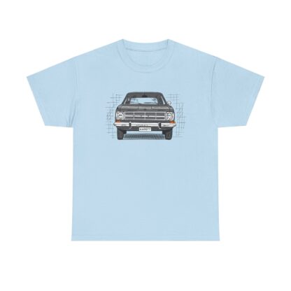 T-Shirt, Opel Kadett B, Strichzeichnung, Grau, personalisierbar – Bild 7