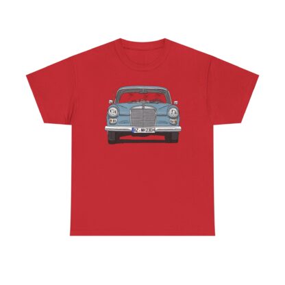 T-Shirt, Mercedes W110, Heckflosse, Strichzeichnung, Blau, AZ NH 230H – Bild 12