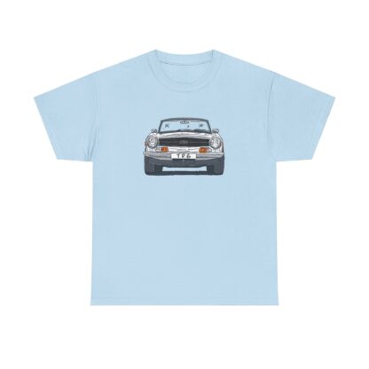 T-Shirt, Triumph TR6, Strichzeichnung, Weiß, personalisierbar – Bild 7