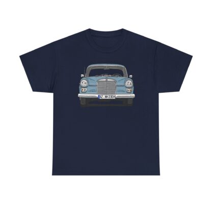 T-Shirt, Mercedes W110, Heckflosse, Strichzeichnung, Blau, AZ NH 230H – Bild 10