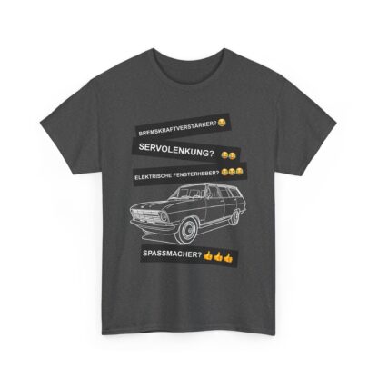 T-Shirt, Opel Kadett B Caravan, Weiß, Deutscher Text, Spaßmacher
