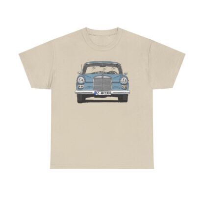 T-Shirt, Mercedes W110, Heckflosse, Strichzeichnung, Blau, AZ NH 230H – Bild 5