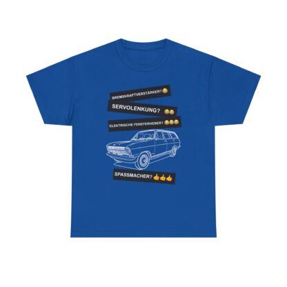T-Shirt, Opel Kadett B Caravan, Weiß, Deutscher Text, Spaßmacher – Bild 6