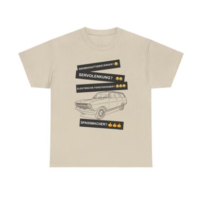 T-Shirt, Opel Kadett B Caravan, Schwarz, Deutscher Text, Spaßmacher – Bild 3