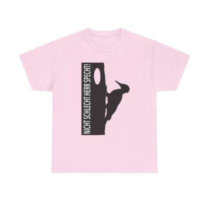 T-Shirt, NICHT SCHLECHT HERR SPECHT!, feiner schwarzer Druck – Bild 8