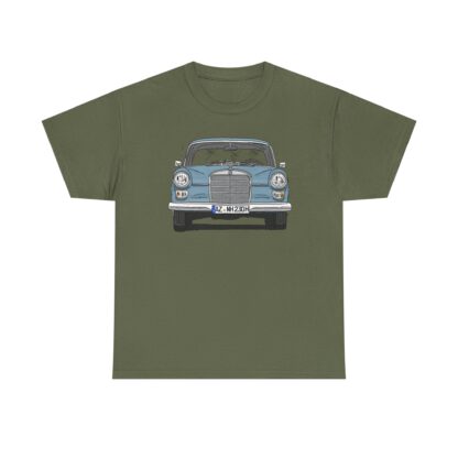 T-Shirt, Mercedes W110, Heckflosse, Strichzeichnung, Blau, AZ NH 230H – Bild 7