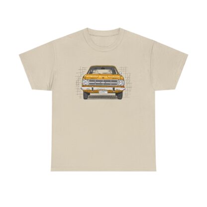 T-Shirt, Opel Kadett B, Strichzeichnung, Gelb, personalisierbar – Bild 4