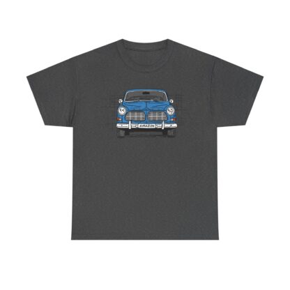 T-Shirt, Volvo Amazon, Strichzeichnung, Blau – Bild 6