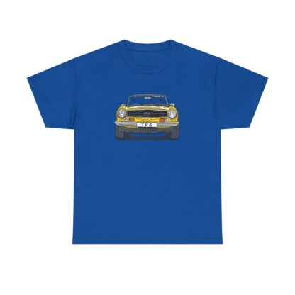 T-Shirt, Triumph TR6, Strichzeichnung, Gelb, personalisierbar – Bild 8