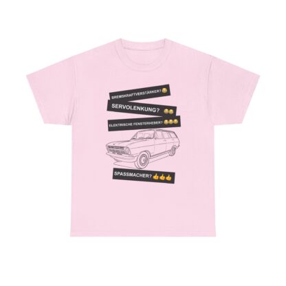 T-Shirt, Opel Kadett B Caravan, Schwarz, Deutscher Text, Spaßmacher – Bild 6