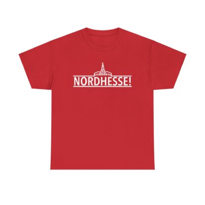 T-Shirt, NORDHESSE!, Herkules, feiner Druck, weiße Schrift – Bild 5