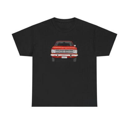 T-Shirt, Opel Kadett B, Strichzeichnung, Rot, personalisierbar – Bild 3