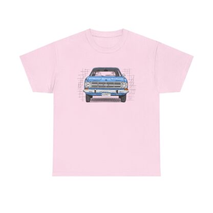 T-Shirt, Opel Kadett B, Strichzeichnung, Blau, personalisierbar – Bild 10