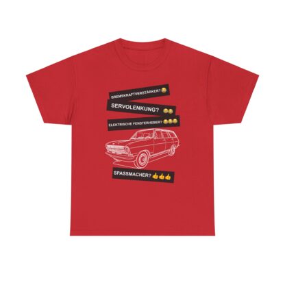 T-Shirt, Opel Kadett B Caravan, Weiß, Deutscher Text, Spaßmacher – Bild 8