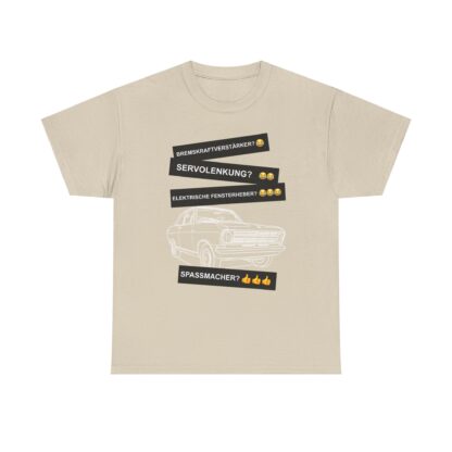 T-Shirt, Opel Kadett B Limousine, Weiß, Deutscher Text, Spaßmacher – Bild 3