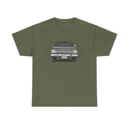 T-Shirt, Opel Kadett B, Strichzeichnung, Grau, personalisierbar – Bild 5