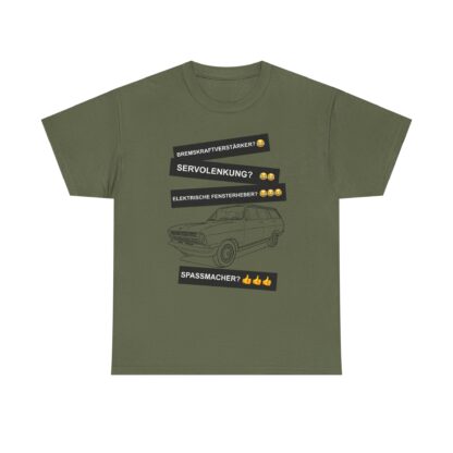T-Shirt, Opel Kadett B Caravan, Schwarz, Deutscher Text, Spaßmacher – Bild 4