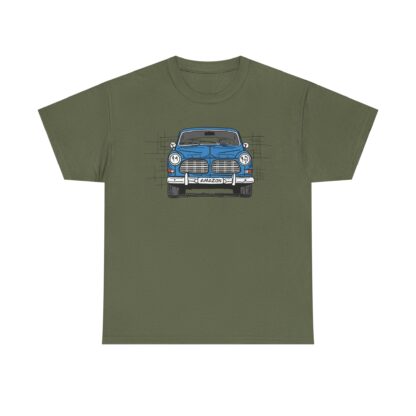 T-Shirt, Volvo Amazon, Strichzeichnung, Blau – Bild 5