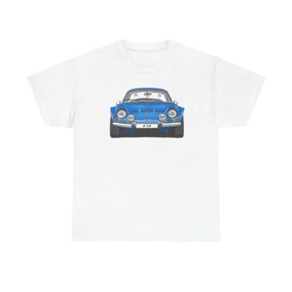 T-Shirt, Alpine A110 (Renault), Strichzeichnung, Blau, eigenes Kennzeichen möglich – Bild 2