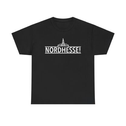T-Shirt, NORDHESSE!, Herkules, feiner Druck, weiße Schrift – Bild 7