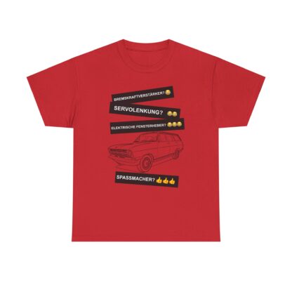 T-Shirt, Opel Kadett B Caravan, Schwarz, Deutscher Text, Spaßmacher – Bild 7