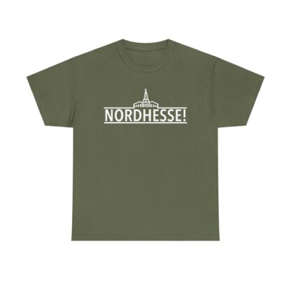 T-Shirt, NORDHESSE!, Herkules, feiner Druck, weiße Schrift – Bild 3