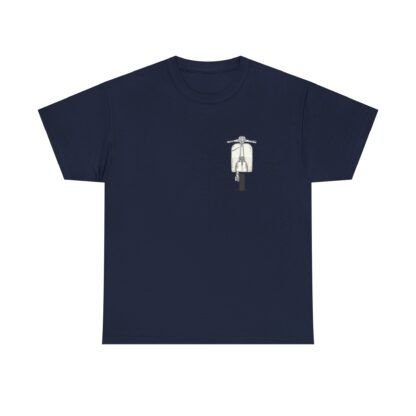 T-Shirt, Vespa Super Sport, Vespa 180 SS, Weiß, klein, Strichzeichnung – Bild 8