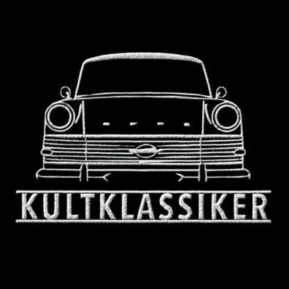 Streng limitiertes Hoodie, nur 50 Exemplare, Opel Rekord P2, Vorderseite und Ärmel edel bestickt – Bild 3