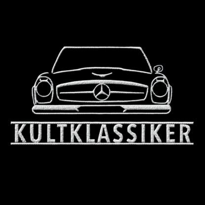Streng limitiertes Hoodie, nur 50 Exemplare, Mercedes SL W113, Pagode, Vorderseite und Ärmel edel bestickt – Bild 3