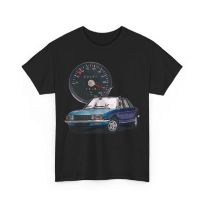 T-Shirt, NSU Ro80, Blau, Vmax mit Tacho – Bild 3