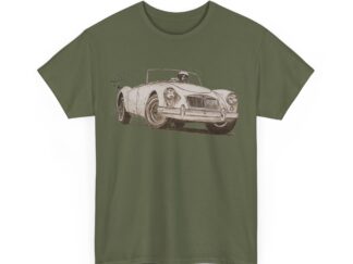 T-Shirt, MG A, Tusche, Monochrom, Crazy D.