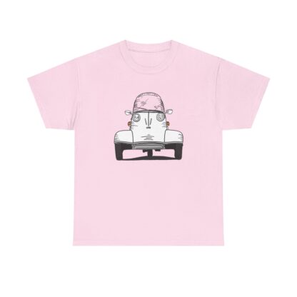 T-Shirt, Messerschmitt Kabinenroller, Strichzeichnung, Weiß – Bild 10