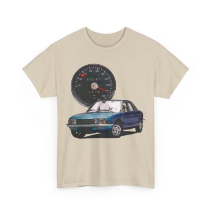 T-Shirt, NSU Ro80, Blau, Vmax mit Tacho – Bild 4