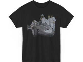 T-Shirt, Mercedes W196 Silberpfeil, Boxenstop 1954