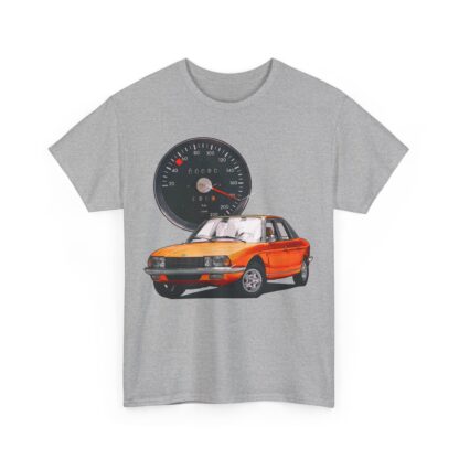 T-Shirt, NSU Ro80, Orange, Vmax mit Tacho