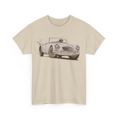 T-Shirt, MG A, Tusche, Monochrom, Crazy D. – Bild 2