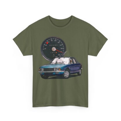 T-Shirt, NSU Ro80, Blau, Vmax mit Tacho – Bild 5
